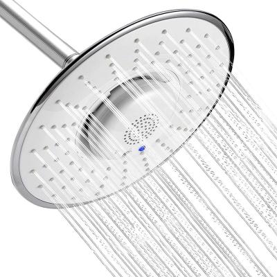 China With Needle Factory New Arrival Wireless Tooth Blue Music Plastic Shower Head Plastic Rain for sale