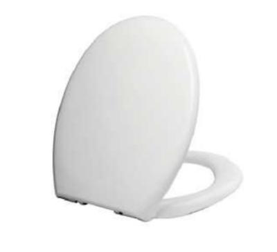 China Slow-end Toilet Seats Toilet Seat PP Materials O Shape Extended Shape UF Toilet Seat Ring for sale