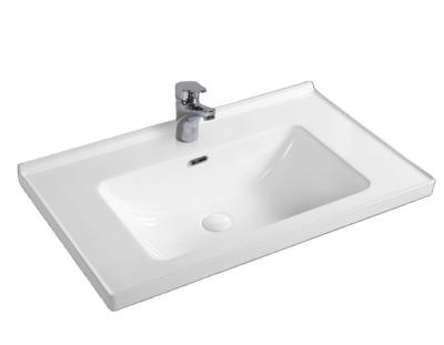 China Modern Ceramics B5 Countertop Wash Sink With Border , Multi-Use Wash Basin for sale