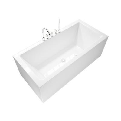 China External Acrylic Freestanding Tub Contemporary Soaking White Chandelier for sale