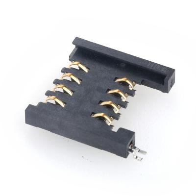 China Automotive MUP SIM card connector for pcb card reader with blade switch holder sim card slots smd sim terminal connector for sale