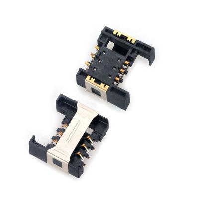 China MUP-C742 6 Pin smt SIM card holder for mobile phone sim card slot holder for htc C742 for sale