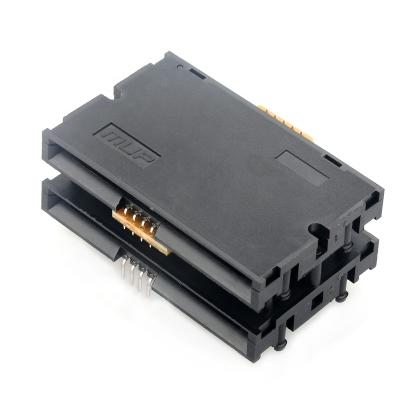 China MUP-C811 Connectors PCB DIP 16 PIN Smart Card Adapter Connector IC Card Slot Reader Terminal Socket For STB for sale