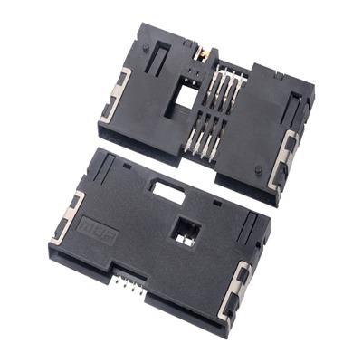 China Hot Sale Automotive MUP Excellent Quality SMT Type IC Card Connector Smart Card Reader Socket Connector For POS Terminal Machine for sale