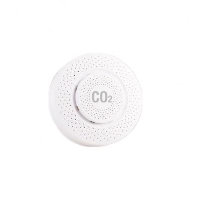 China PVC Air Quality Detector Infrared (NDIR) Sensor WIFI Alarm Function Monitor Gas Analyzer CO2 PPM Meter White Indoor Carbon Dioxide for sale