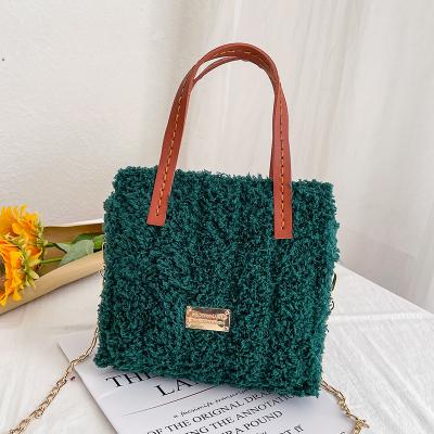 China Fanshion's Hand - Woven Bag Wool DIY Material Bag For Homemade Handmade - Woven Coral Velvet Handbag Accessories Easy Knitting Aid for sale