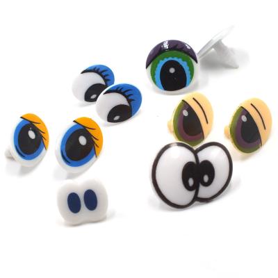 China Cartoon Toy High Quality Durable Using Various Safety Plastic Printed Cartoon Toy Big Eyes for sale