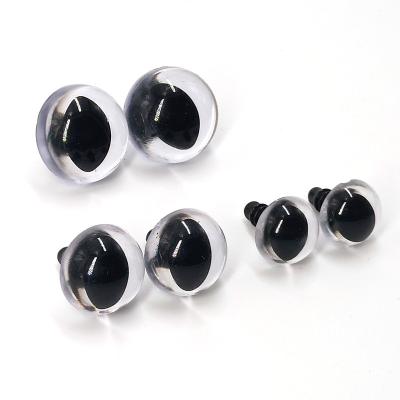 China Cartoon Toy Special Design Widely Used 9-50mm Transparent Crystal Cat Eye / Safety Plastic Eye for sale