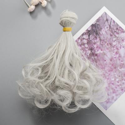 China Cartoon Toy DIY Wig Hair Wig Hot Pear Curly Hair For BJD Dolls SD Puppet Tracks Doll Accessories Hair For Doll for sale