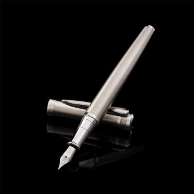 China NMFT-008 Promotional High Quality Heavy Luxury Metal Student Logo Custom Fountain Pen for sale