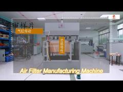 7pa Semi Automatic Air Filter Manufacturing Machine For Decorative Strips