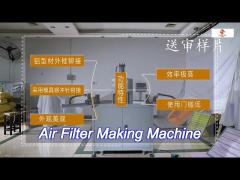 CE Approval 0.9KW Air Filter Making Machine , Aluminium Rivet Machine