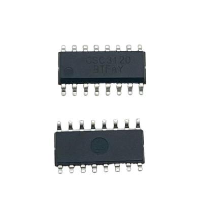 China Standard CSC3120 SOP16 new original audio chip Class D single channel audio power amplifier can be directly replaced (irs2092S) for sale