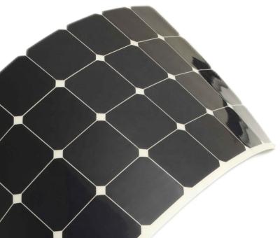 China Manufacturer Customized High Efficiency SunPower Flexible Solar Panels 190W 195W 31V 32V 125mmx125mm for sale