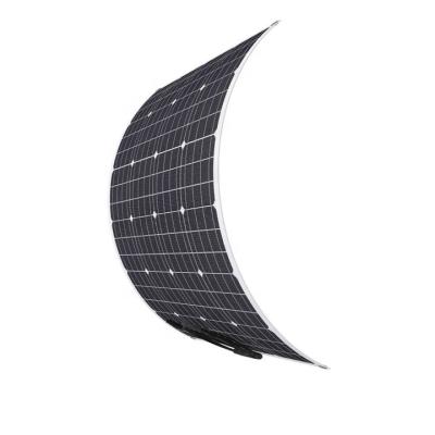 China Factory High Efficiency 145W 28.8V Mono Crystalline Heterojunction Double Sided Flexible Solar Panels 158.75mmx158.75mm for sale