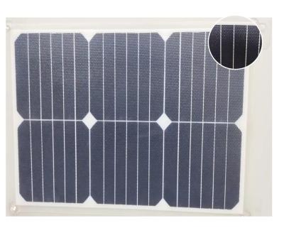 China ETFE or PET Manufacturer 20W 19.8V Sunpower Flexible High Efficiency Solar Panels for sale