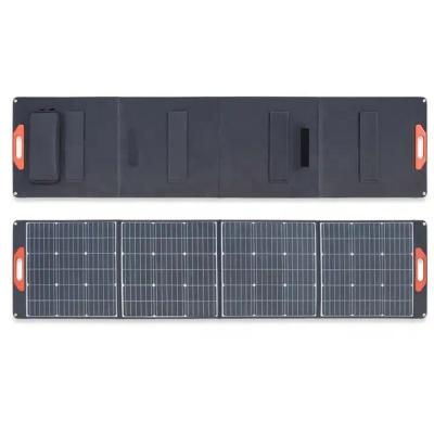 China 20A Manufacturer Factory High Efficiency 200W 19.8V Monocrystalline Straight Junction Cells Folding Portable Solar Panels for sale