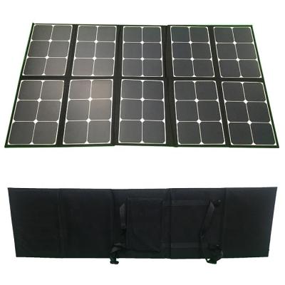 China Manufacturer 20A Factory High Efficiency 200W 17V Sunpower Cells Folding Portable Solar Panels for sale