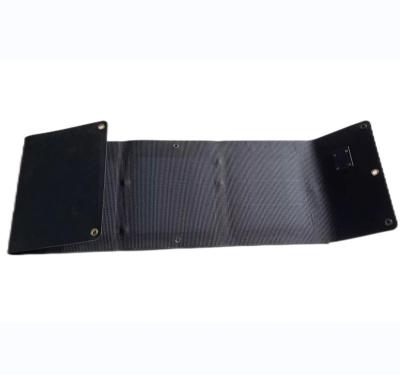 China 10A High Efficiency Portable Folding 13.5W 14W 6.6V 6V Sunpower Cell Solar Panel Charger for sale