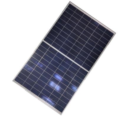 China Manufacturer High Efficiency Long Lifespan 340W 360W 37.2V 158.75mmx158.75mm Monocrystalline Silicon Cell Glass Solar Panels for sale