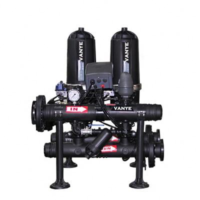 China Automatic drinking water nylon machine filter water backwash irrigation filter system for pipe drip tape irrigation system for sale