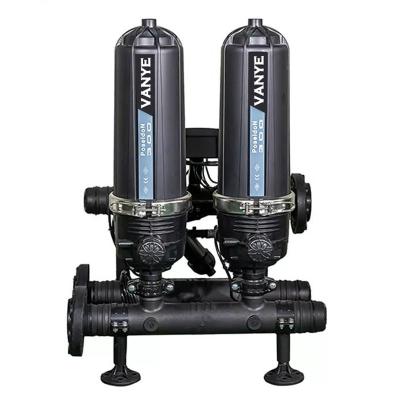 China Nylon 120 mesh 3 inch2 unit automatic filter system with flanges for irrigation water filter system for sale