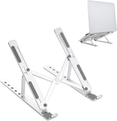 China Within 17 inch Adjustable Portable Laptop Stand Table Aluminum Stand Computer for sale