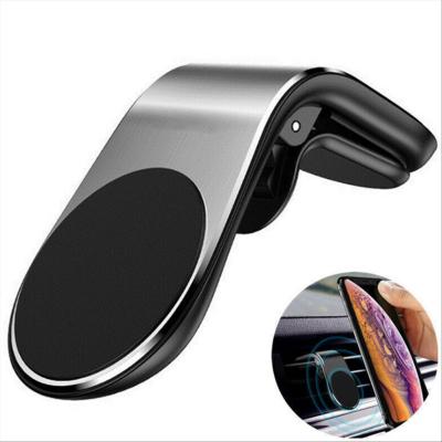 China New L-1 Adjustable Strong Magnetic Self-priming Automobile Air Vent Bracket Car Mobile Phone Holder Vehicle Mount for sale