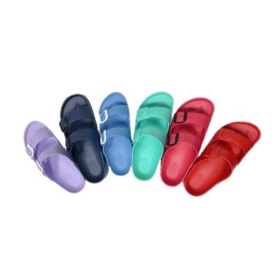 China Summer Waterproof Breathable Anti-slippery EVA Clog Sandal Double Buckle EVA Sandals of slippers and slippers for sale