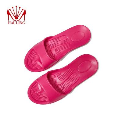 China Massage EVA Sandals And Indoor Bathroom EVA Sandals Men Anti-skid Slippers And Women Comfortable Light Make By One Piece for sale