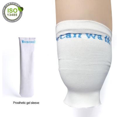 China Foot protect silicone gel high quality material raw prosthetic socks for below knee amputees leg to protect medical design for amputees for sale