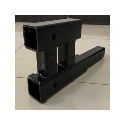 China Durable Black Trailer Parts Factory Sale Trailer Accessories Deck Trailer Coupler Double Arm for sale