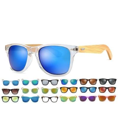 China Fashion Sunglasses Wholesale Custom Logo Fashion Sun Glass Mirror Bamboo Wooden Handmade Eco-friendly Sunglasses High Quality Women Men UV400 for sale