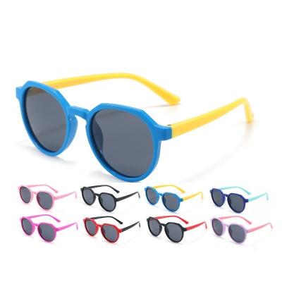 China Fashion Sunglasses Silicone Kids Polarized Sunglasses Glasses Pilot for Baby and Kids Age 3 12 to UV 400 Protection for sale