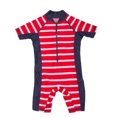 China Breathable Kids Swimwear Long Sleeve Sun-protective Kids Beachwear Sunblock Tops Swimming Suit Summer Swimwear for sale