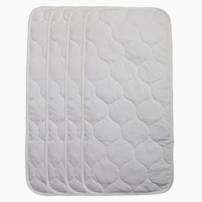 China Bamboo Cotton Bamboo Urine Pad Looped Waterproof Mattress Protector Liner Newborn Baby Changing Bedspread for sale