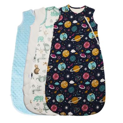 China Breathable Customize Baby Sleep Suit Popular Bamboo Spandex Organic Singlet Knitted Cotton Muslin Sleeping Bag Sleep Bag for sale