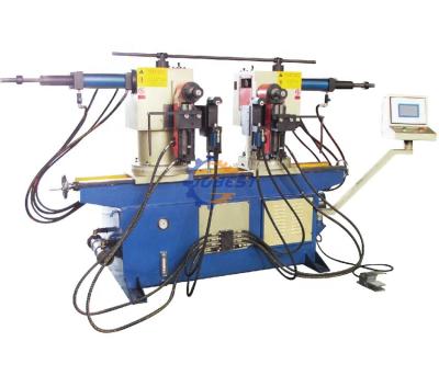 China Pipes Processing Stainless Steel And Steel Tube Bending Chairs Sb-sw38nc Automatic Double Head Bender Machine for sale