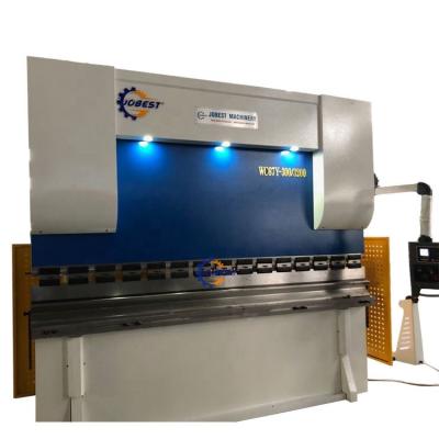 China Ball screw with high presicion 200T 3200mm hydraulic sheet stainless steel press metal plate brake for sale