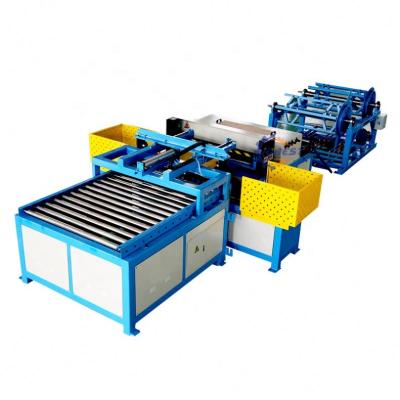 China Automatic Machinery Repair Shops Air Duct Production Line 3 Duct Line With 2 Sets Electric Decoiler 7t Capacity Metal Sheet Bending for sale