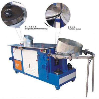 China Factory wholesale energy supply duct elbow machine electric elbow forming machine for air duct spiral elbow fomring and sewing for sale