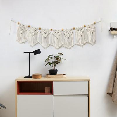 China Large Love Colgantes Macrame Cotton Wall Hanging Decoration Tapestries Tropical Nordic Home Nursery For Kids Room for sale