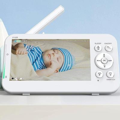 China PAN-TILT Factory 5 Inch Baby Monitor With Camera And Dual Hd Audio Radio Connect Phone for sale