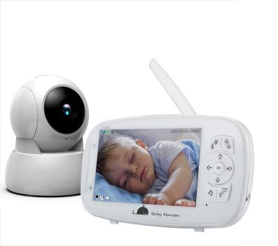 China PAN-TILT 5 Inch HD 1080P Multi Camera Pan Tilt Zoom Video Baby Monitor Tongue Baby Camera Monitor for sale