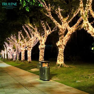 China New Holiday 10m Outdoor String Lights RGB Design Waterproof Led String Lights Decoration Colorful Lamps Landscape Fairy String Led Park Light for sale