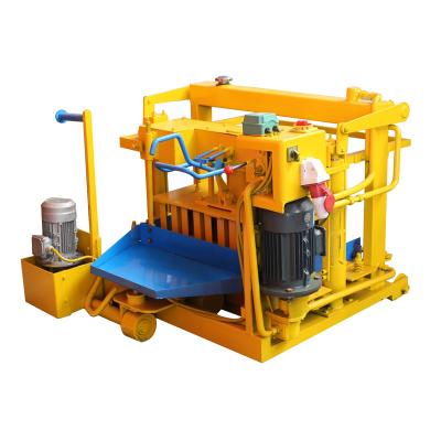 China QMY4-30A egg laying small block making machine price manual portable block making machine for sale