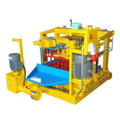 China Hot Selling Cement Construction Machinery Concrete Laying Block Machine Price In Dominican Republic for sale