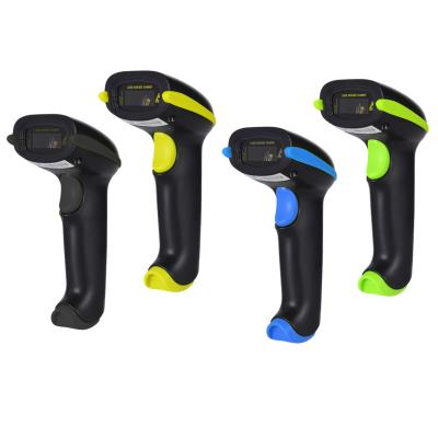 China Wireless BT Barcode Reader 1D QR 2D Barcode Scanner Android IOS Phone Battery Inventory Mode with A4 Memory for sale