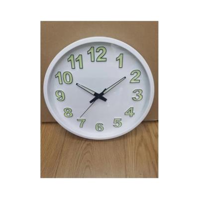 China Style Antique Custom Hot Sale Modern Design 12 Inch Movement Quartz Home Decor Silent Luminous Digital 3d Wall Clock for sale