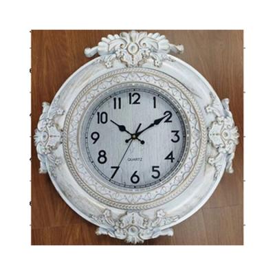 China Factory Wholesale Antique Large Size Home Living Room Style Art Decoration Wall Clock Retro Digital Decorative Antique Wall Clock for sale